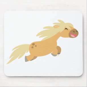 Cute Cartoon Palomino Pony mousepad Muismat