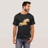 Cute Cartoon Palomino Pony T-shirt (Voorkant volledig)