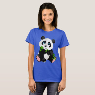 Cute Cartoon Panda Beer T-shirt