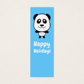 Cute Cartoon Panda Bladwijzer Mini Visitekaartjes (Voorkant)