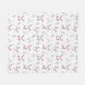 Cute Cartoon Panda Flowers Balloons Patroon Fleece Deken (Voorkant (Horizontaal))