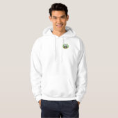 Cute Cartoon Panda on Bamboo Patch Hoodie (Voorkant volledig)