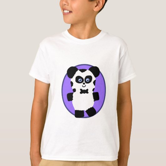 Cute Cartoon Panda Shirt (Voorkant)
