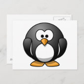 Cute Cartoon Penguin Briefkaart (Voorkant / Achterkant)