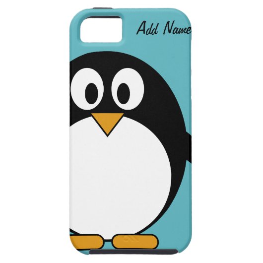 Cute Cartoon Penguin - iPhone 5 Case-Mate iPhone Case (Achterkant)
