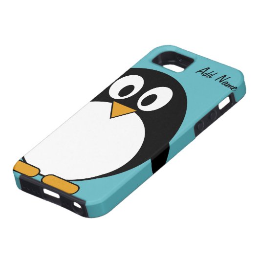 Cute Cartoon Penguin - iPhone 5 Case-Mate iPhone Case (Onderkant)
