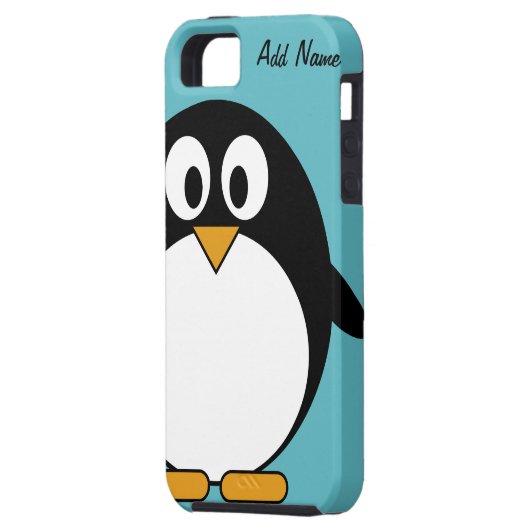 Cute Cartoon Penguin - iPhone 5 Case-Mate iPhone Case (Achterkant Links)