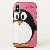 Cute Cartoon Penguin - ipod touch Case-Mate iPhone Case (Achterkant)