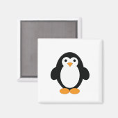 Cute Cartoon Penguin Magneet (Voorkant / Achterkant)