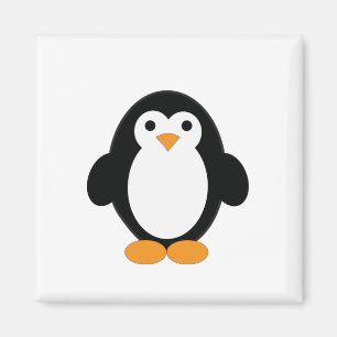 Cute Cartoon Penguin Magneet
