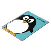 Cute Cartoon Penguin Notitieboek (Linkerzijde)