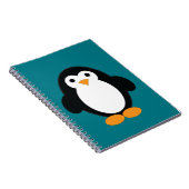 Cute Cartoon Penguin Notitieboek (Rechterzijde)