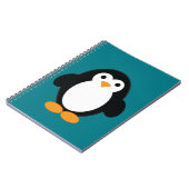 Cute Cartoon Penguin Notitieboek (Linkerzijde)