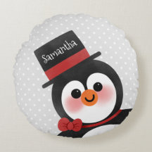Cute Cartoon Penguin Persoonlijke naam