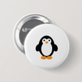 Cute Cartoon Penguin Ronde Button 5,7 Cm (Voorkant /achterkant)