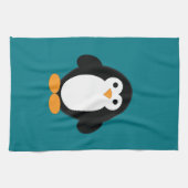 Cute Cartoon Penguin Theedoek (Horizontaal)