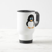Cute Cartoon Penguin Travel Mug Reisbeker (Voorkant rechts)