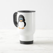 Cute Cartoon Penguin Travel Mug Reisbeker (Voorkant links)