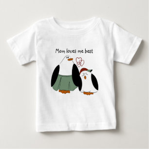 Cute Cartoon Penguins mama houdt van me