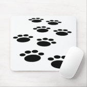 Cute Cartoon Pet Paw Trail Muismat (Met muis)