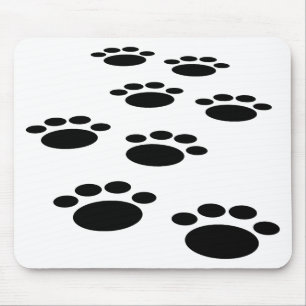 Cute Cartoon Pet Paw Trail Muismat