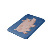 Cute Cartoon Pig Bath Mat (Gekanteld)