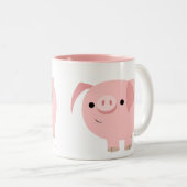 Cute Cartoon Pig Mok (Voorkant rechts)