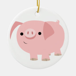 Cute Cartoon Pig Ornament