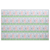 Cute Cartoon Pig Stof (Fat Quarter)