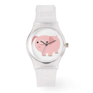 Cute Cartoon Pig Watch Horloge