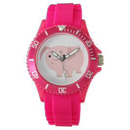 Cute Cartoon Pig Watch Horloge