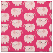 Cute Cartoon Pigs Fabric Stof (Swatch)