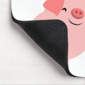 Cute Cartoon Pigs in Love Mousepad Muismat (Hoek)