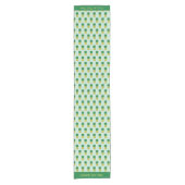 Cute Cartoon Pineapple Tropical Hawaiian Pattern Korte Tafelloper (Voorkant)