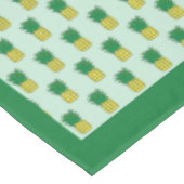 Cute Cartoon Pineapple Tropical Hawaiian Pattern Tafelkleed (Gekanteld)