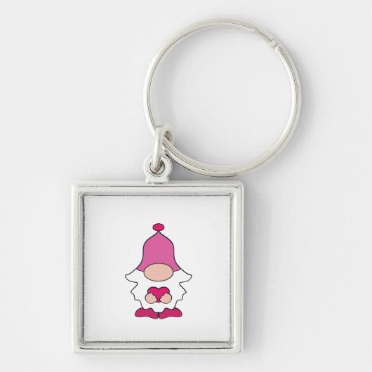 CUTE CARTOON PINK GENONE SLEUTELHANGER (Voorkant)