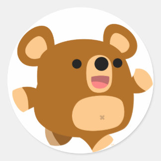 Cute Cartoon Playful Beer Sticker