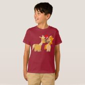 Cute Cartoon Ponies in Love Children T shirt (Voorkant volledig)