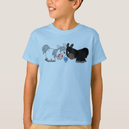 Cute Cartoon Ponies Standoff Children T-Shirt