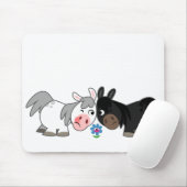 Cute Cartoon Ponies Standoff Mousepad Muismat (Met muis)