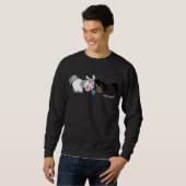 Cute Cartoon Ponies Standoff Sweatshirt (Voorkant volledig)