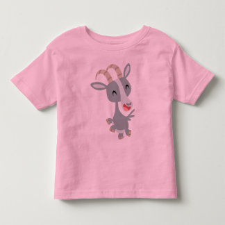 Cute Cartoon Prancing Goat Children T-Shirt