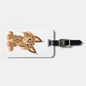 Cute Cartoon Prankish Lynx Bagagelabel (Voorkant horizontaal)