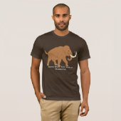 Cute Cartoon Pro Wooly Mammoth T-Shirt (Voorkant volledig)