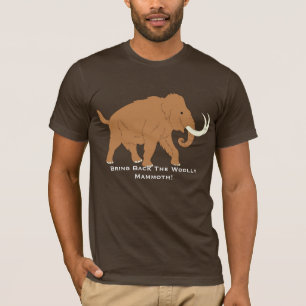 Cute Cartoon Pro Wooly Mammoth T-Shirt