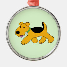 Cute Cartoon Puppy Dog Premium Ornament