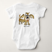 Cute Cartoon Puppy Dogs Baby Romper (Achterkant)