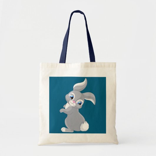 Cute Cartoon Rabbit Tote Bag (Voorkant)