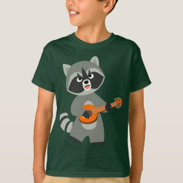 Cute Cartoon Raccoon die Banjo Kinder T-Shirt spee