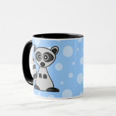 Cute Cartoon Raccoon Mok (Voorkant links)